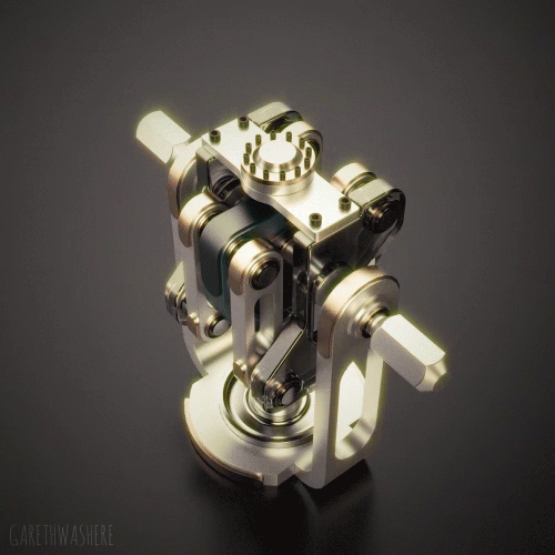 美的不同尋常的機械動圖，壓鑄廠家應該收藏一下